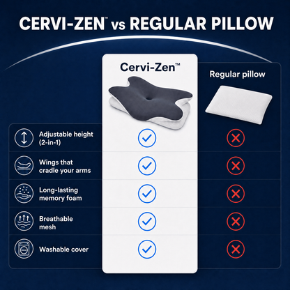 Cervi-Zen™ Ergonomic Cervical Pillow - Cervi-Zen™